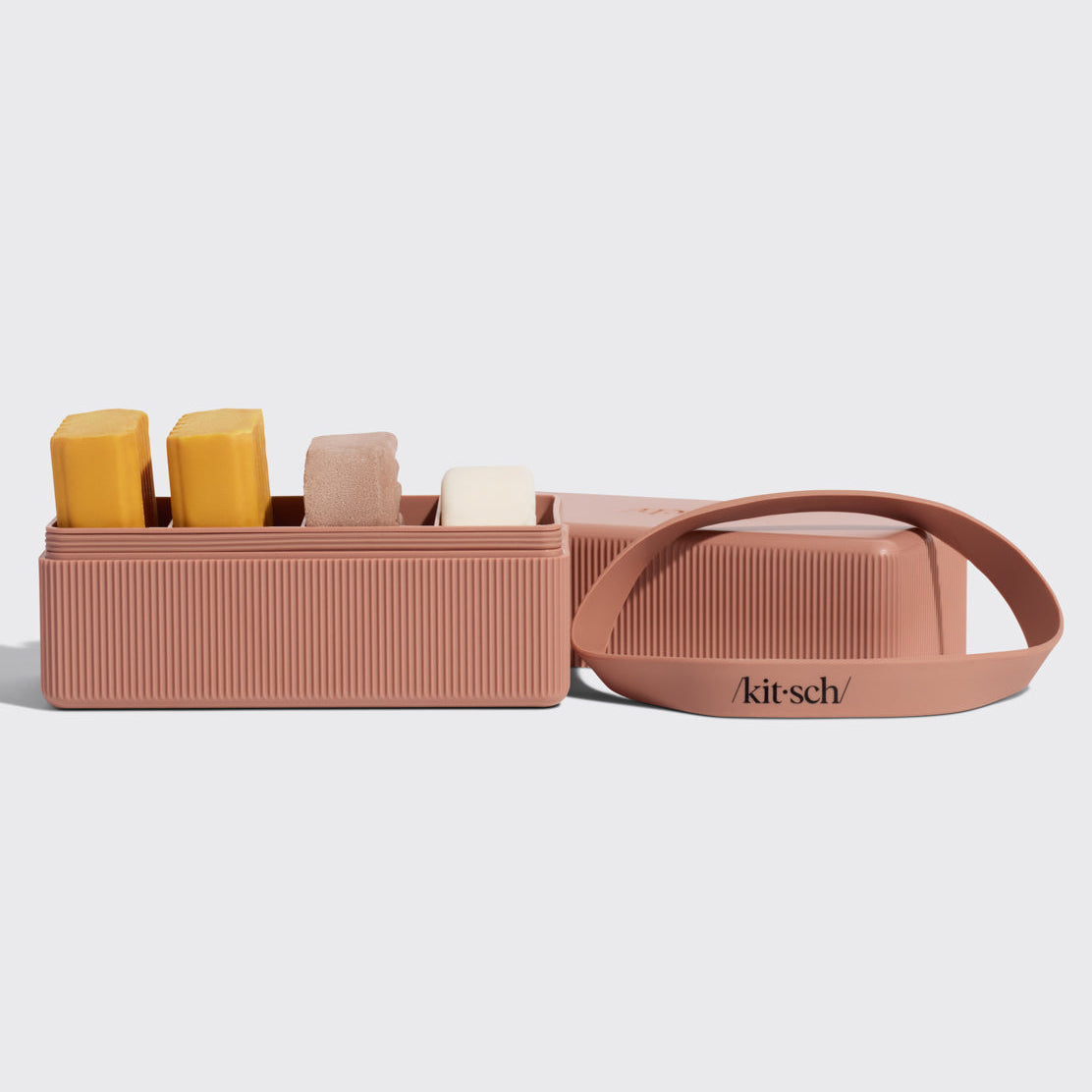 2-Compartment Travel Case - Black - 4-Compartment Travel Case - Terracotta