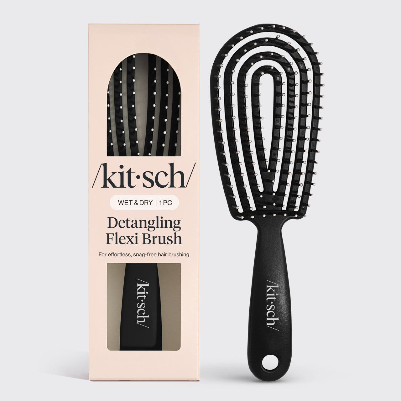 Terracotta Detangling Flexi Brush - Black Detangling Flexi Brush