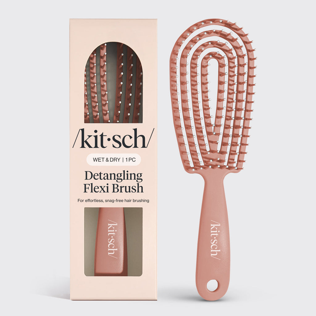 Soft Violet Detangling Flexi Brush Q7