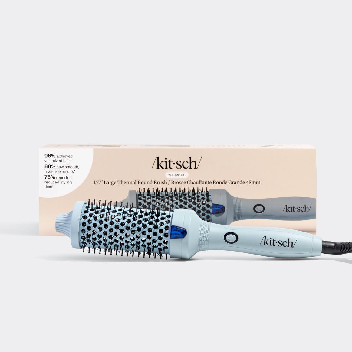 Terracotta Volumizing Thermal Round Brush - Medium - Haze Blue Volumizing Thermal Round Brush - Large