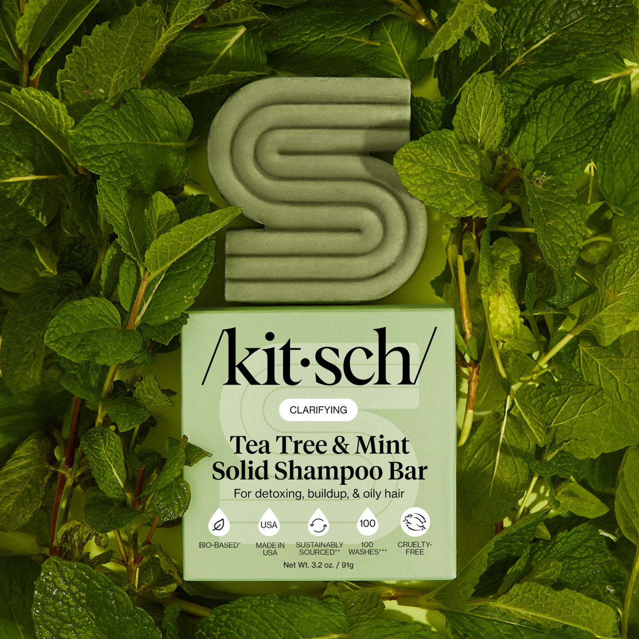 Tea Tree & Mint Clarifying Shampoo Bar